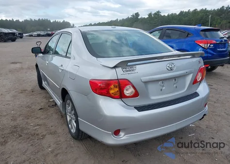 2009 Toyota Corolla S from USA, damaged, VIN 2T1BU40E39C031374